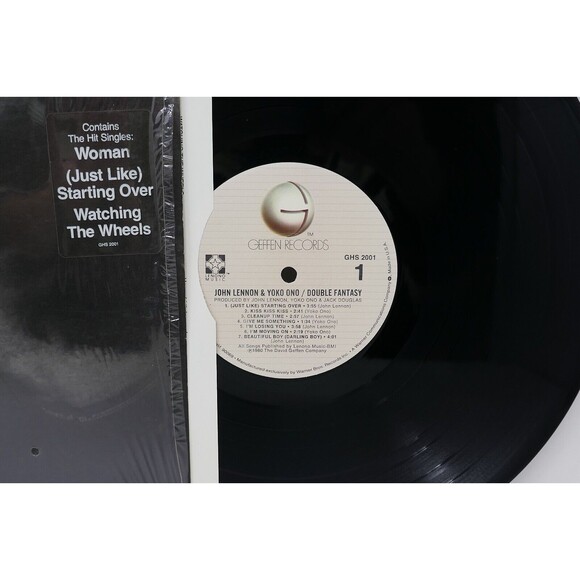 Geffen 1980 Double Fantasy by John Lennon Yoko Ono 12" LP Vinyl Record - Picture 3 of 9